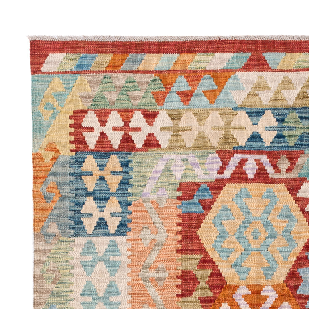 Kilim Maimana Tappeto 194x156cm - Tappeto di lana