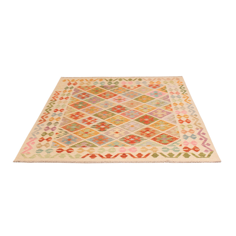 Kelim Teppich - Splash - 196 x 148 cm - bunt