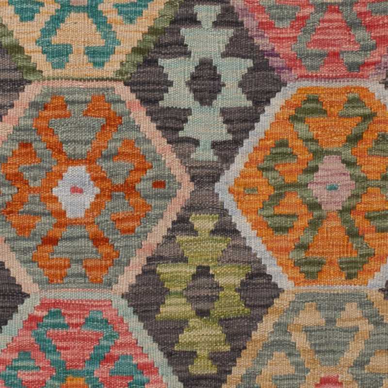 Kelim Teppich - Splash - 156 x 105 cm - bunt