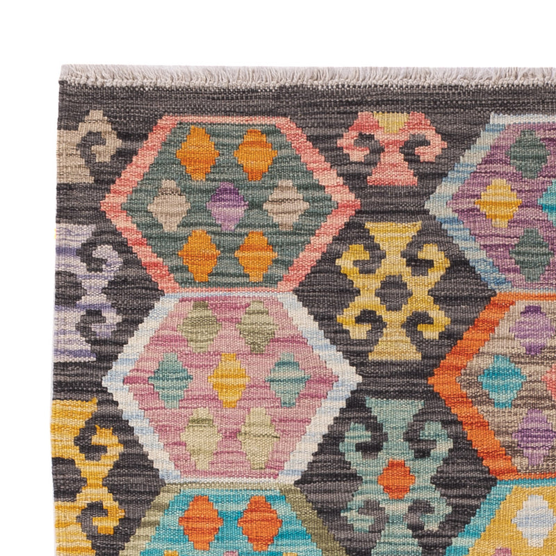 Kelim Teppich - Splash - 151 x 104 cm - bunt