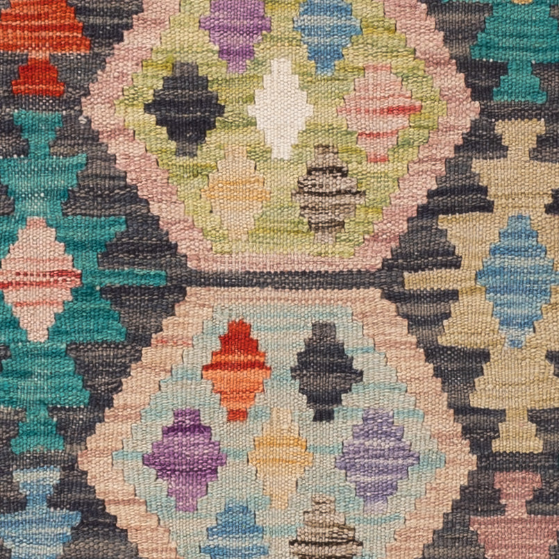 Kelim Teppich - Splash - 151 x 100 cm - bunt