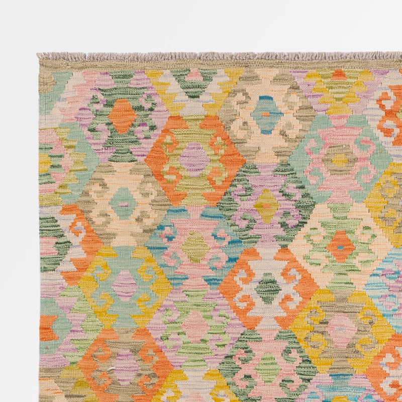 Kelim Teppich - Splash - 248 x 173 cm - bunt