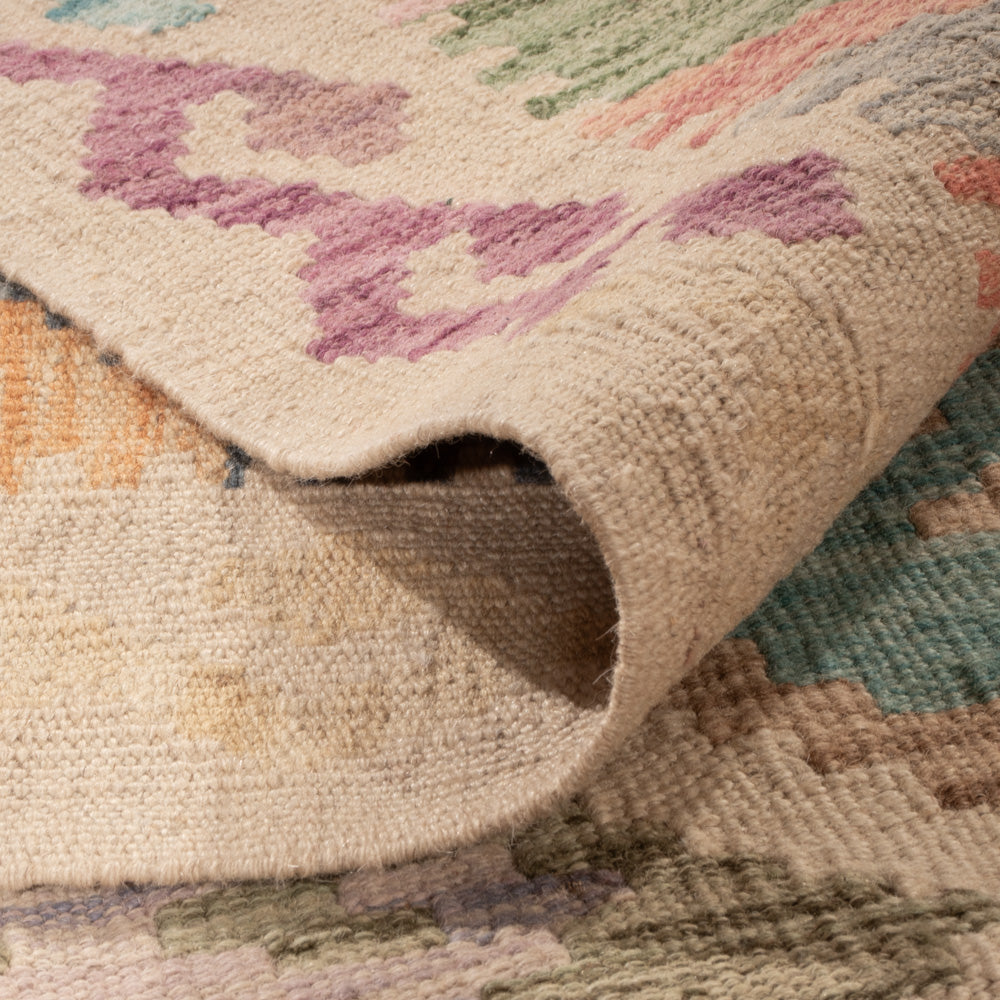 Kelim Teppich - Splash - 243 x 170 cm - bunt