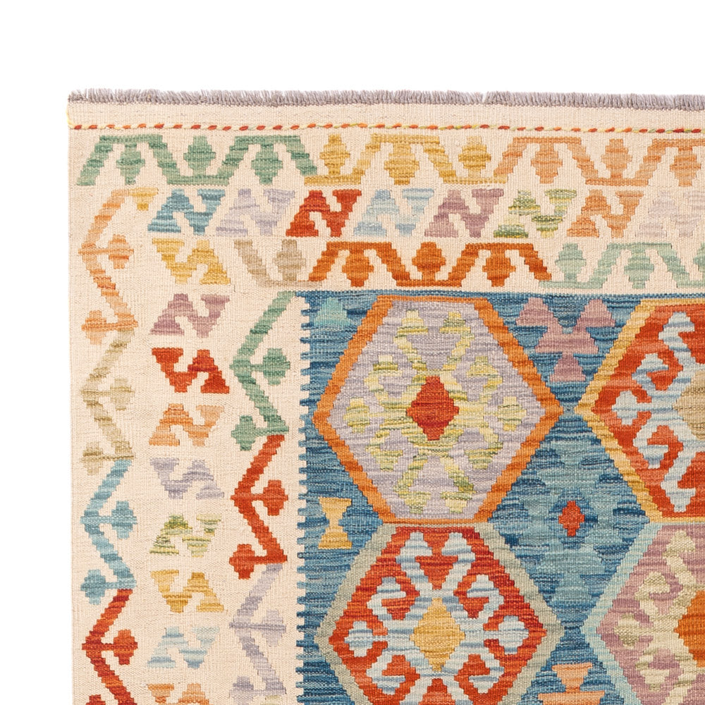 Kelim Teppich - Splash - 249 x 175 cm - bunt