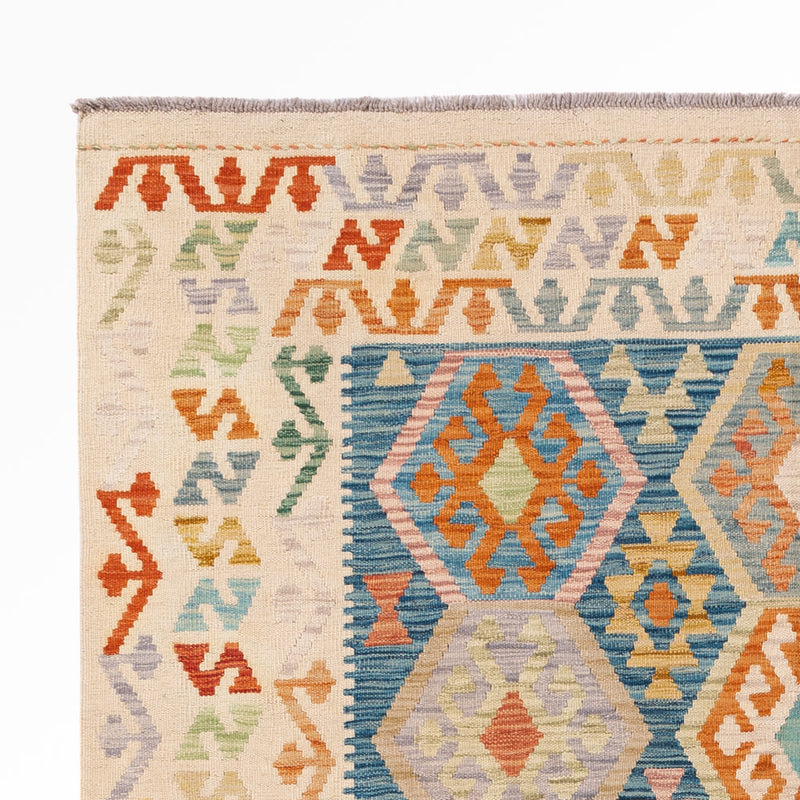 Kelim Teppich - Splash - 241 x 178 cm - bunt