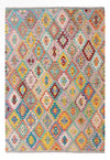 Kilim Maimana Tappeto 176x256cm - Tappeto di lana - colorato - Rettangolo / Colorato / 176 x 256 cm Rettangolo