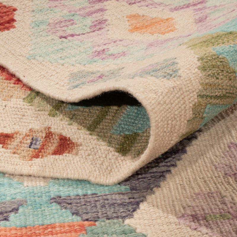Kelim Teppich - Splash - 241 x 180 cm - bunt