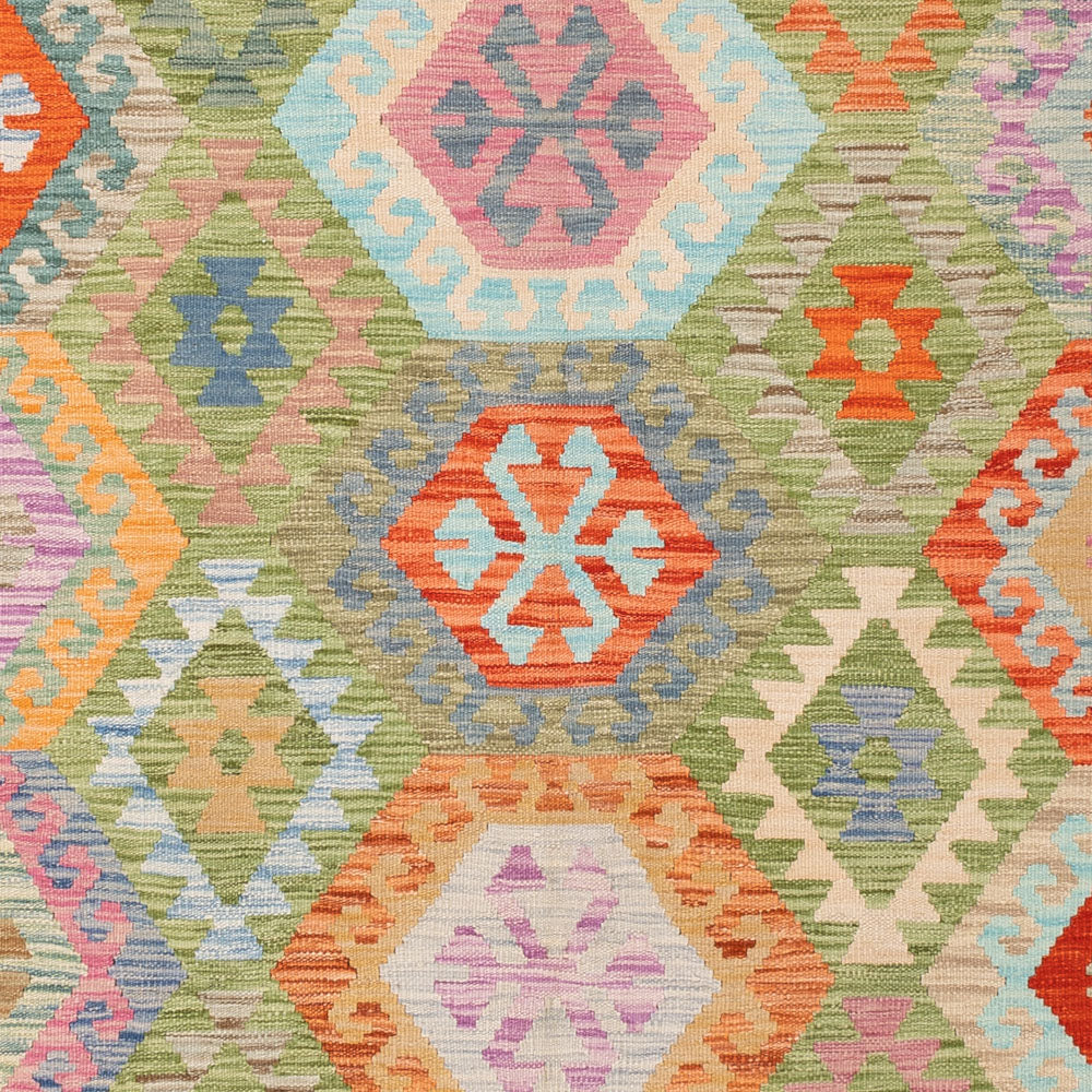 Kelim Teppich - Splash - 249 x 177 cm - bunt