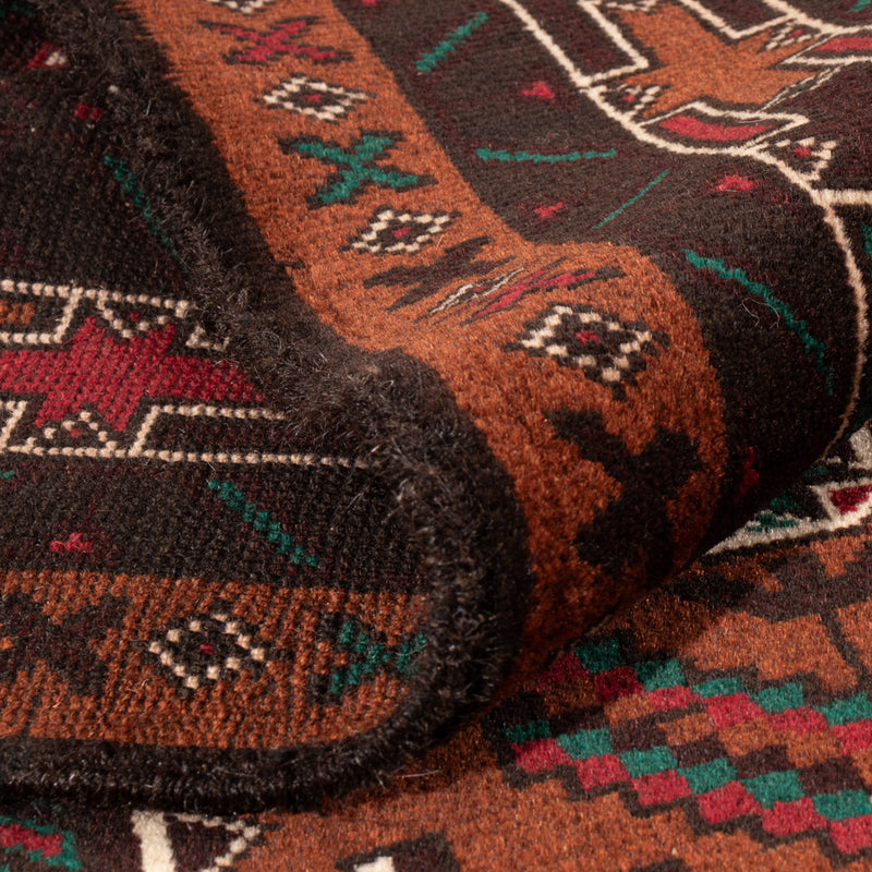 Belutsch Teppich - 140 x 90 cm - mehrfarbig