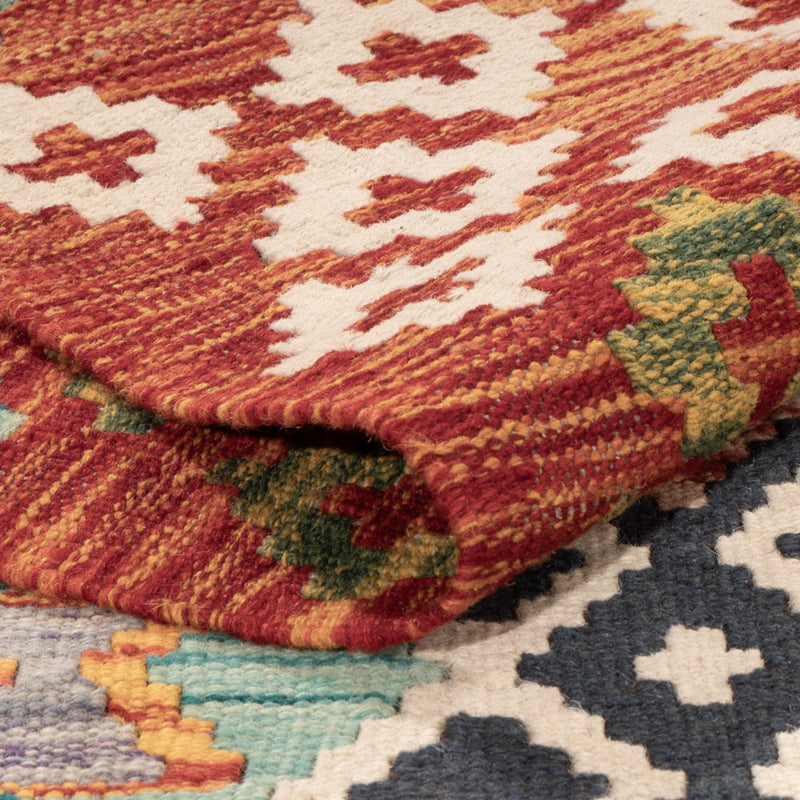 Kelim Teppich - Splash - 236 x 176 cm - bunt