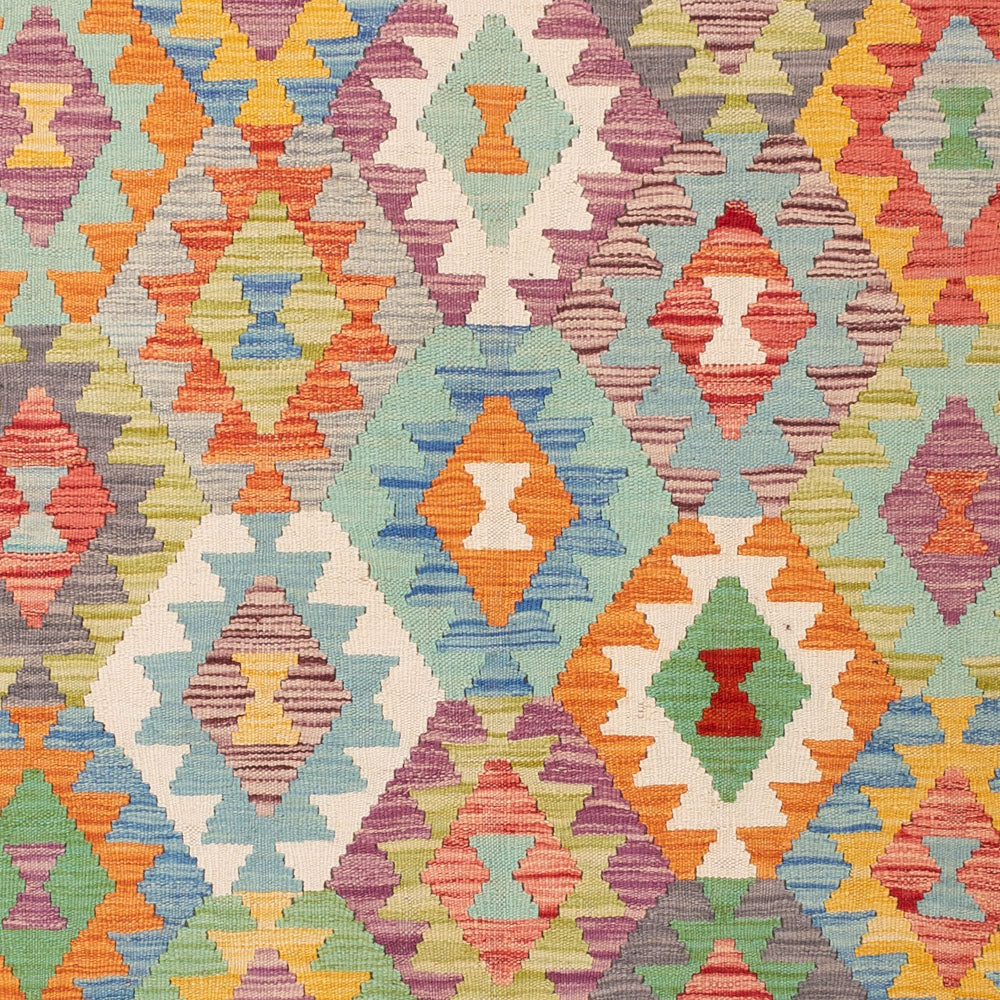 Kelim Teppich - Splash - 238 x 179 cm - bunt