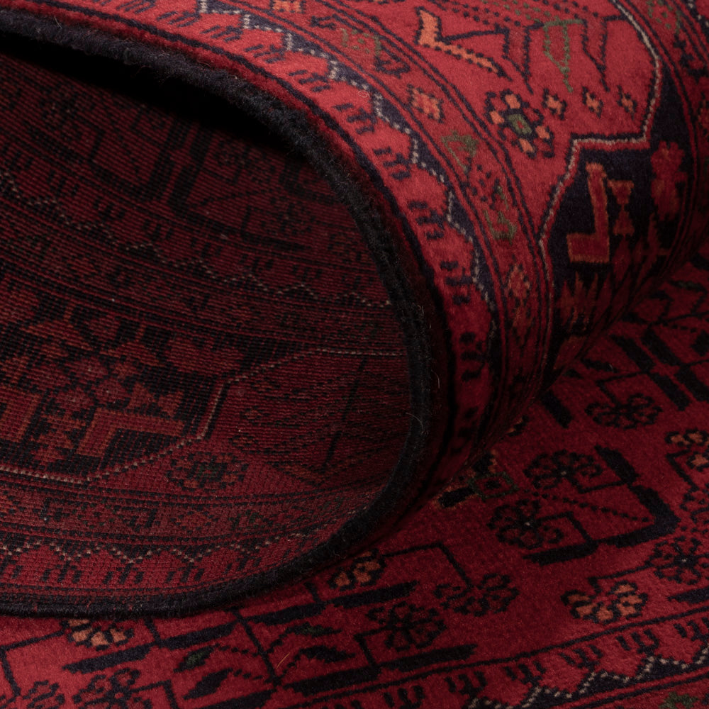 Afghan Teppich - Royal - 146 x 100 cm - rot