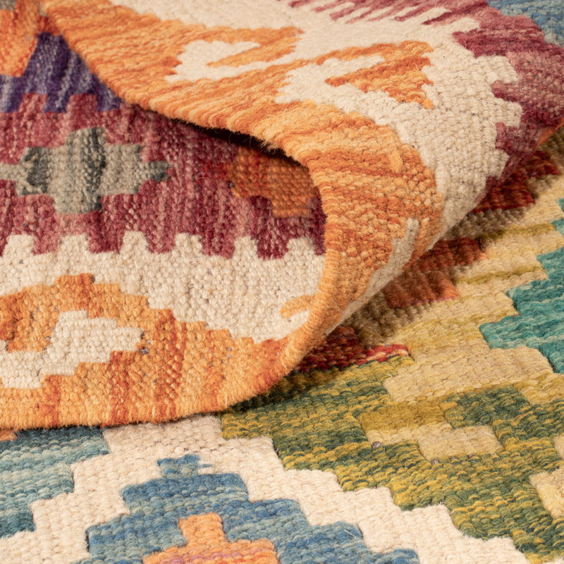 Kelim Teppich - Splash - 147 x 105 cm - bunt