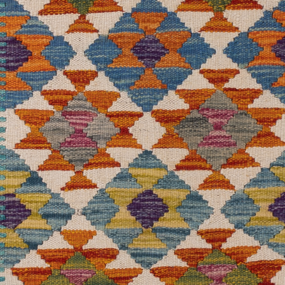 Kelim Teppich - Splash - 149 x 98 cm - bunt