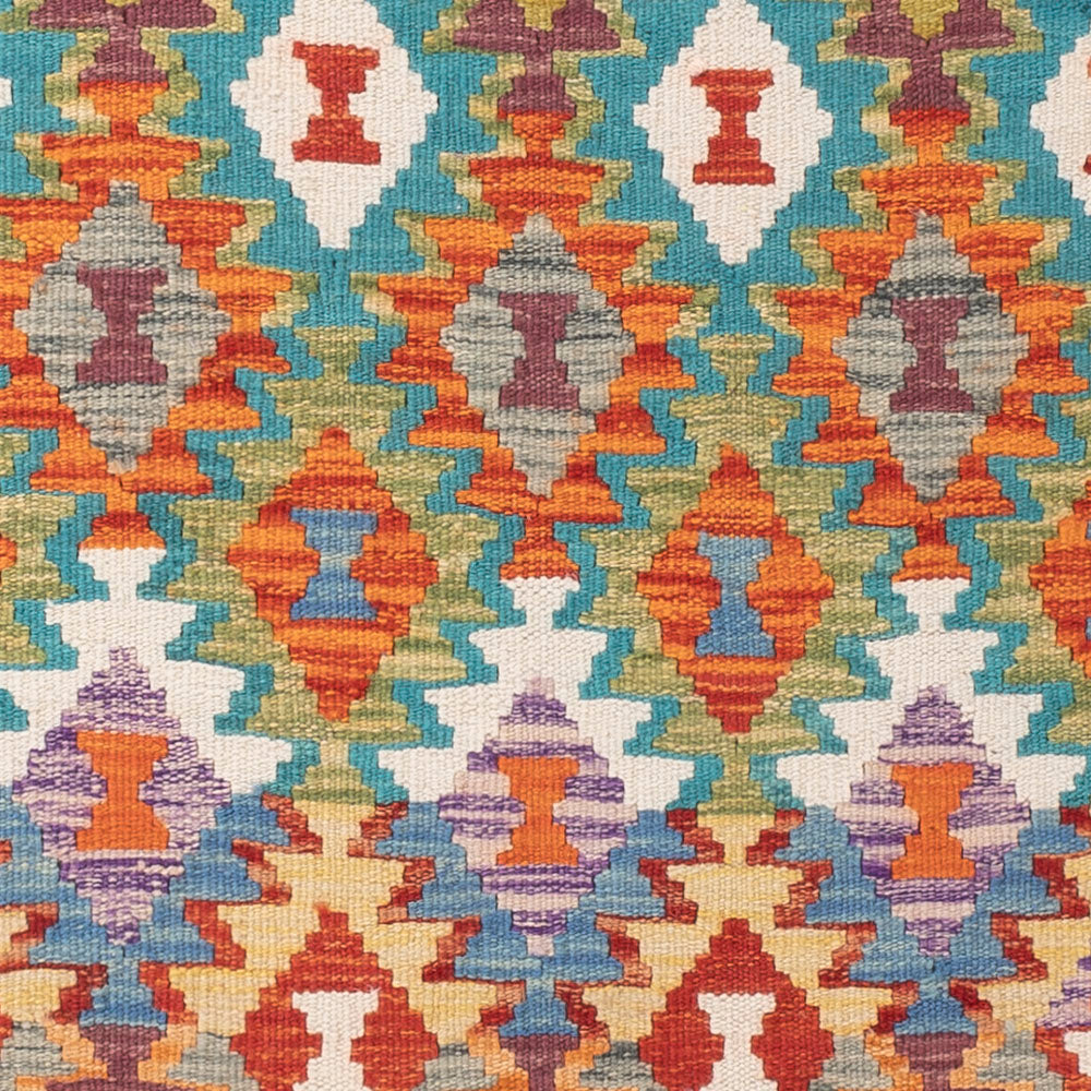 Kelim Teppich - Splash - 149 x 98 cm - bunt