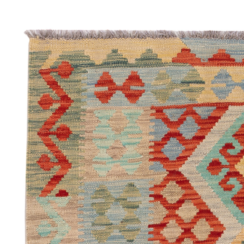 Kelim Teppich - Splash - 151 x 107 cm - bunt