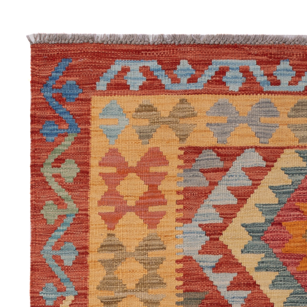 Kelim Teppich - Splash - 150 x 107 cm - bunt