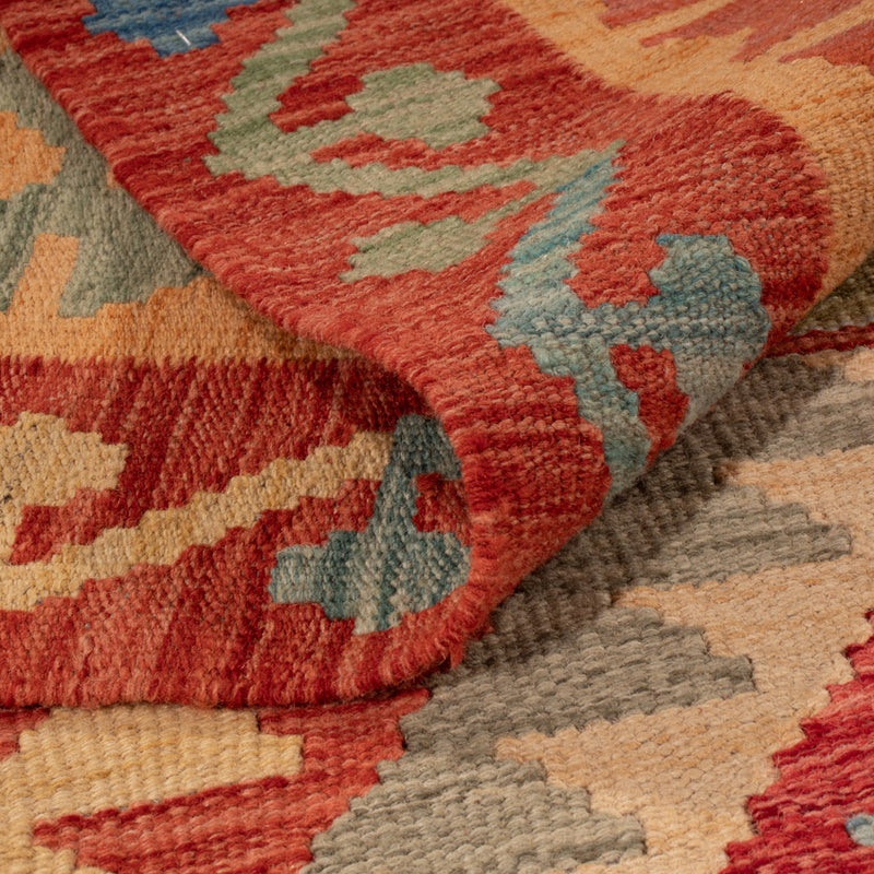 Kelim Teppich - Splash - 150 x 107 cm - bunt