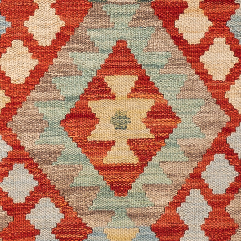 Kelim Teppich - Splash - 150 x 98 cm - bunt