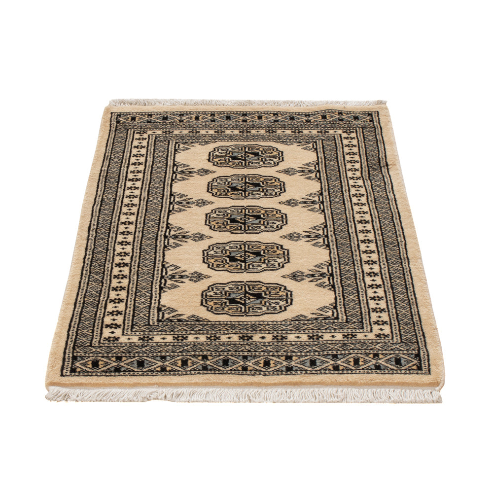 Pakistan Teppich - 95 x 61 cm - creme