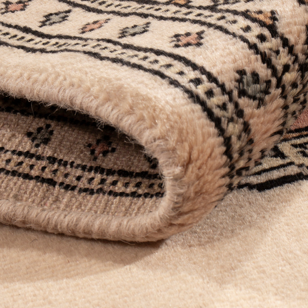 Pakistan Teppich - 94 x 62 cm - creme
