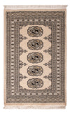 Tappeto Pakistani 62x90cm - Tappeto orientale - Rettangolo / Crema / 62 x 90 cm Rettangolo