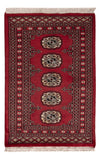 Tappeto Pakistani 62x92cm - Tappeto orientale - rosso - Rettangolo / Rosso / 62 x 92 cm Rettangolo