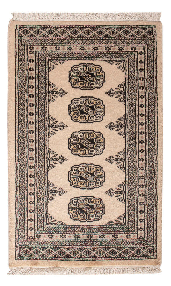 Pakistan Teppich - 94 x 62 cm - creme