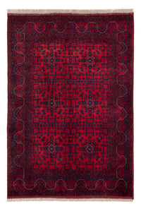 Afghan Teppich - Royal - 146 x 102 cm - rot