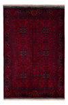 Tappeto afgano 103x151cm - Tappeto orientale - Rettangolo / Rosso / 103 x 151 cm Rettangolo