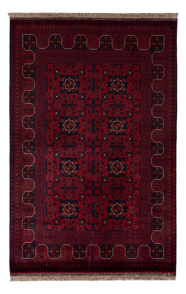 Afghan Teppich - Royal - 154 x 99 cm - rot