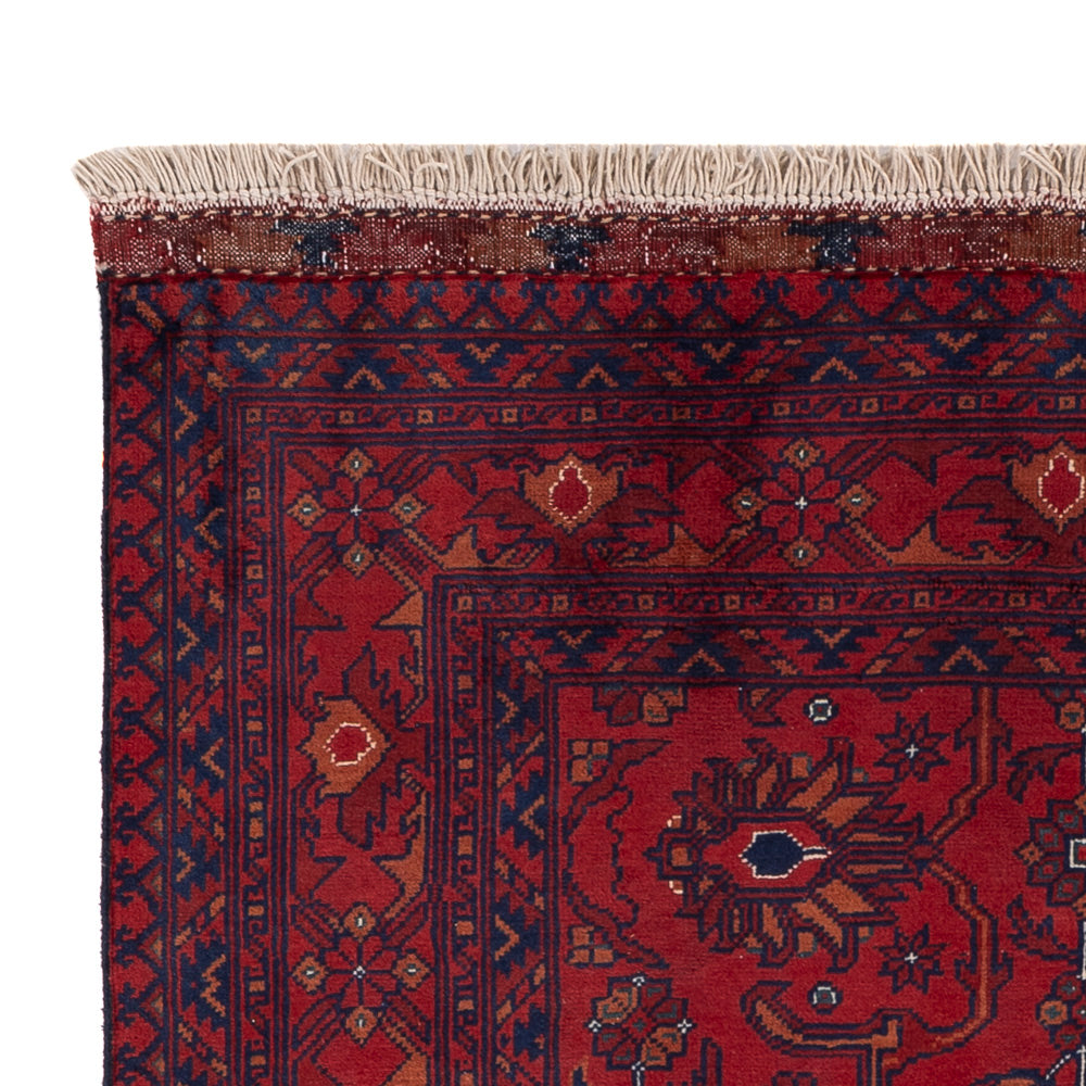 Afghan Teppich - Kunduz - 149 x 101 cm - rot