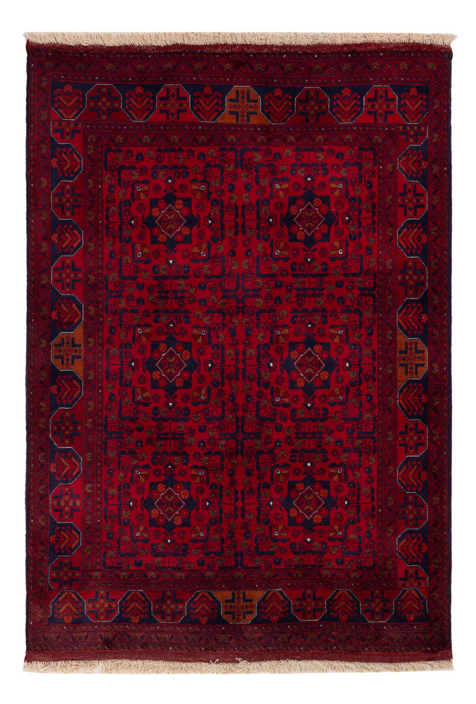 Afghan Teppich - Royal - 147 x 105 cm - rot