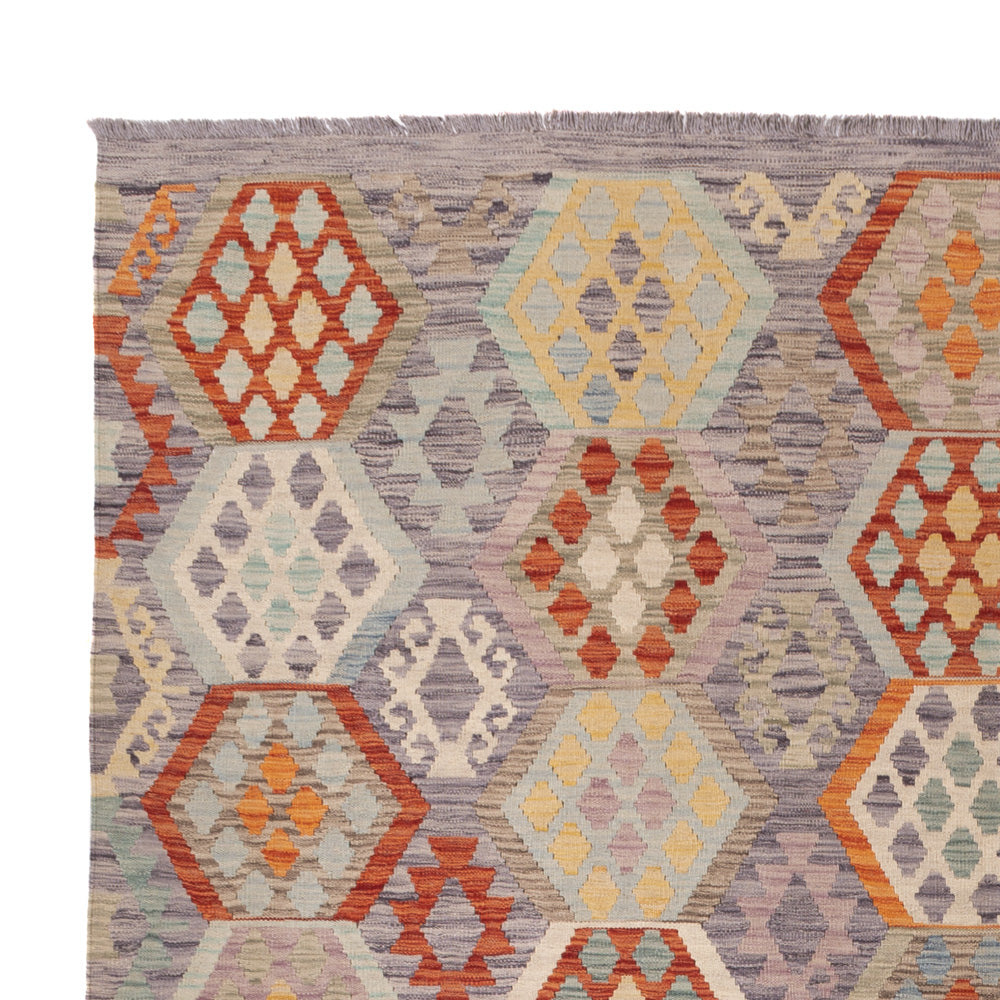 Kelim Teppich - Splash - 340 x 245 cm - bunt