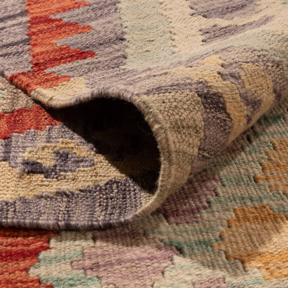 Kelim Teppich - Splash - 340 x 245 cm - bunt