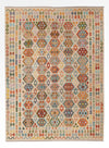 Kilim Maimana Tappeto 252x338cm - Tappeto di lana - colorato - Rettangolo / Colorato / 252 x 338 cm Rettangolo