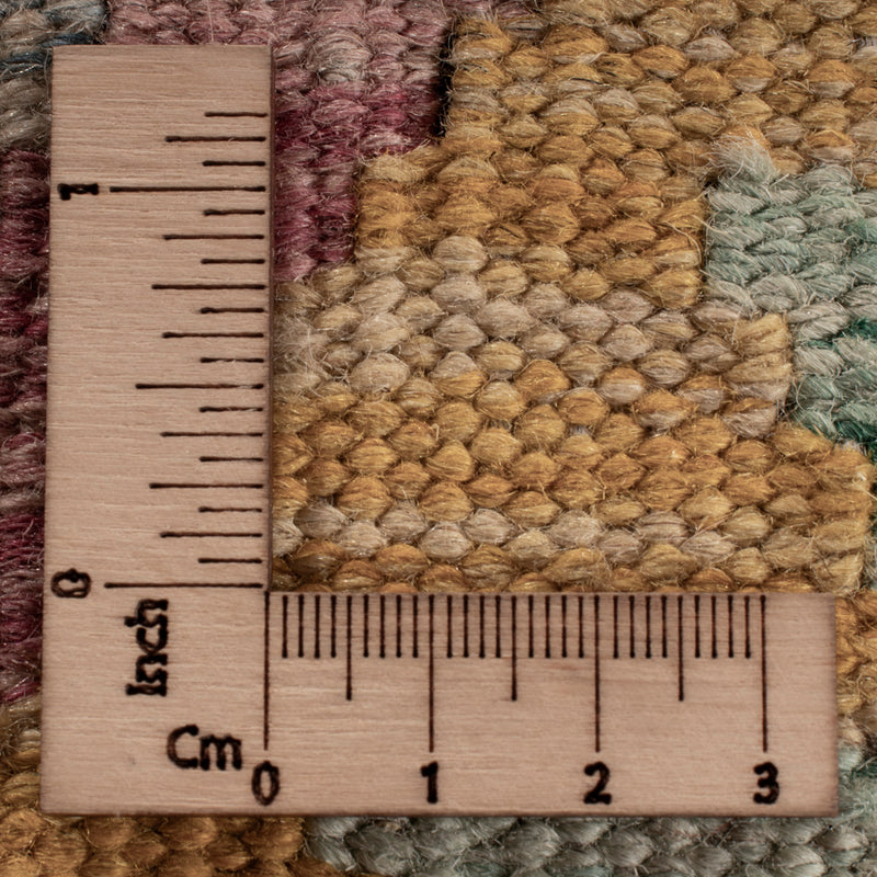 Kelim Teppich - Splash - 383 x 312 cm - bunt