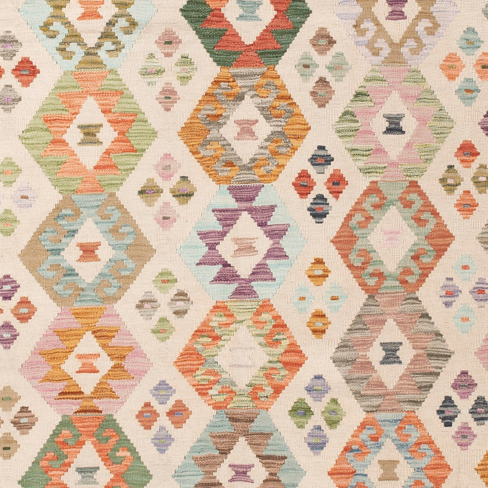 Kelim Teppich - Splash - 290 x 252 cm - bunt