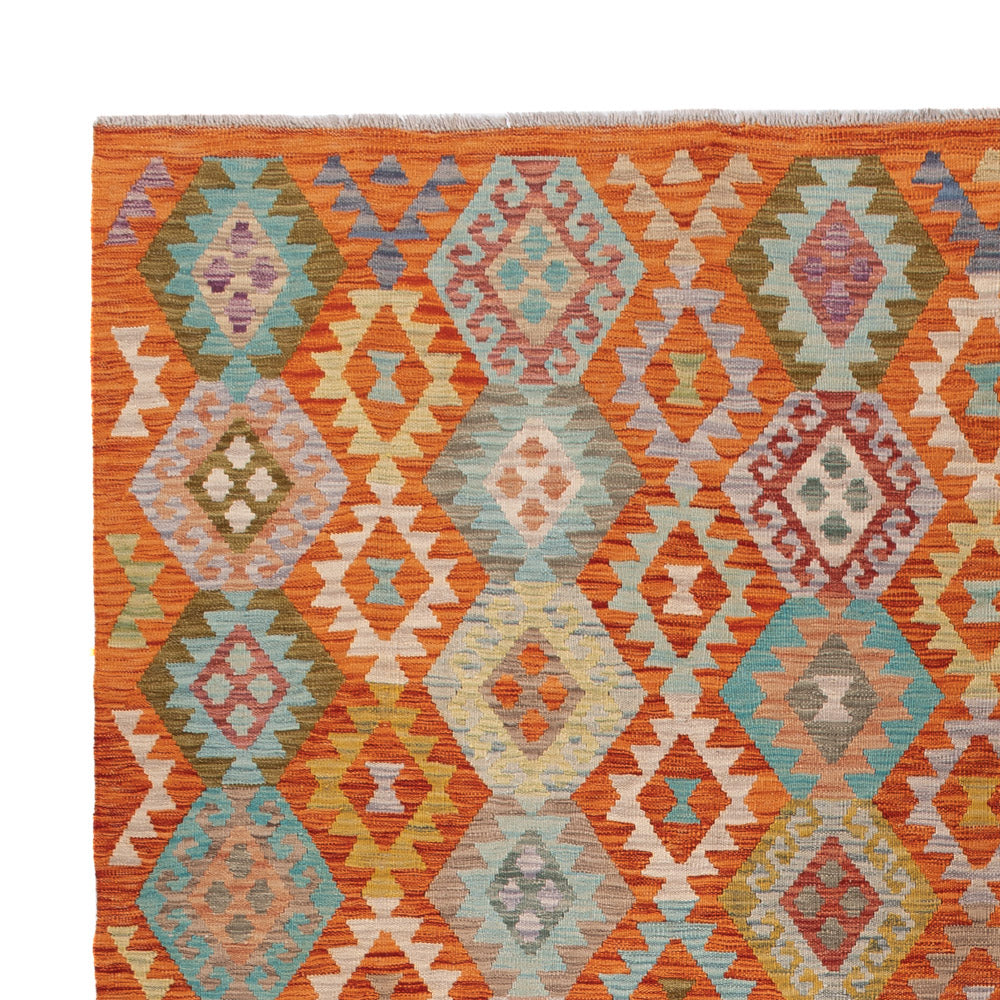 Kelim Teppich - Splash - 345 x 252 cm - bunt