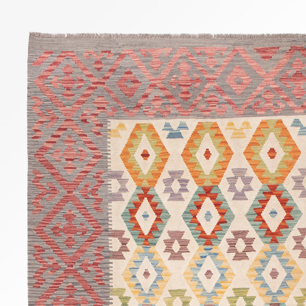 Tapis Kelim de Maimene Tapis 389x314cm - Tapis en laine