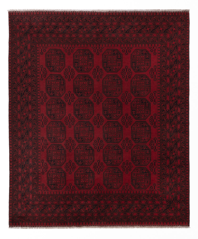 Afghan Teppich - Filpa - 301 x 249 cm - rot