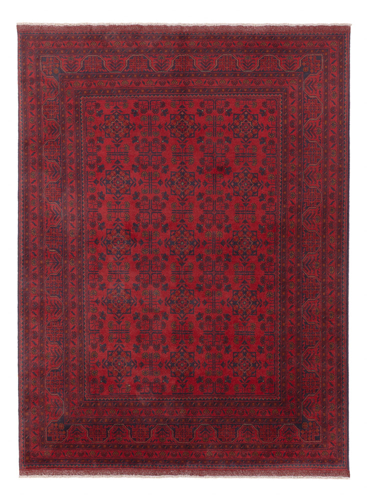 Afghan Teppich - Kunduz - 234 x 170 cm - rot