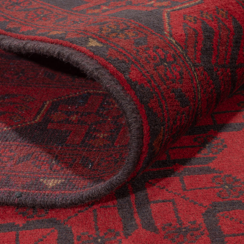 Afghan Teppich - Kunduz - 234 x 178 cm - rot