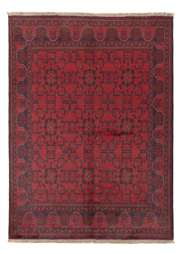 Afghan Teppich - Kunduz - 230 x 171 cm - rot