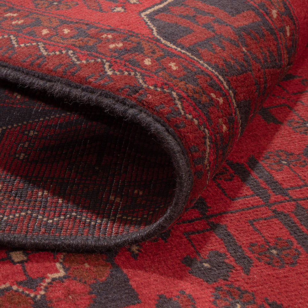 Afghan Teppich - Kunduz - 230 x 171 cm - rot