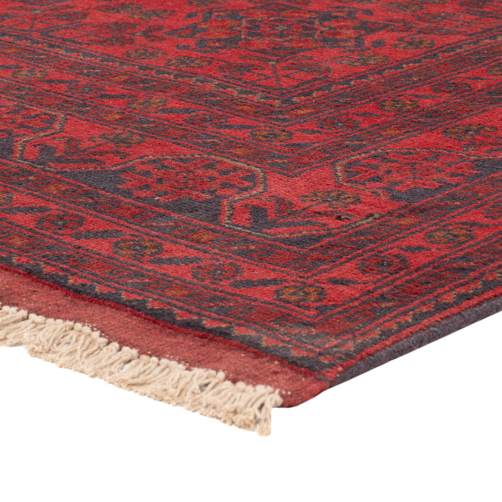 Afghan Teppich - Kunduz - 231 x 176 cm - rot