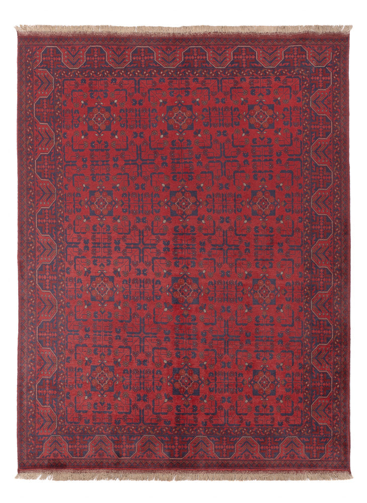 Afghan Teppich - Kunduz - 234 x 171 cm - rot