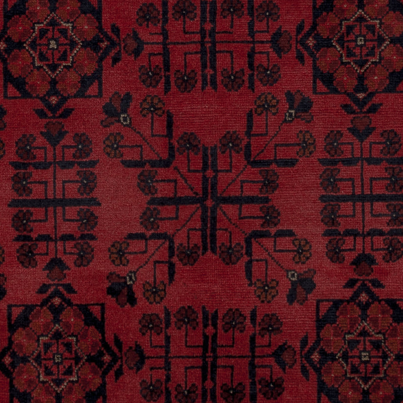 Afghan Teppich - Kunduz - 205 x 147 cm - rot