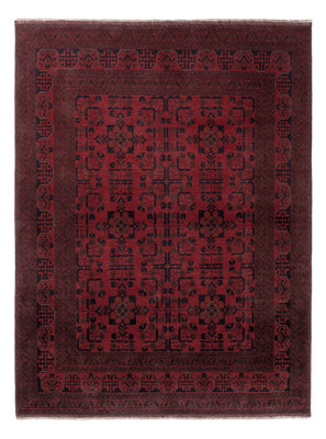 Afghan Teppich - Kunduz - 206 x 151 cm - rot