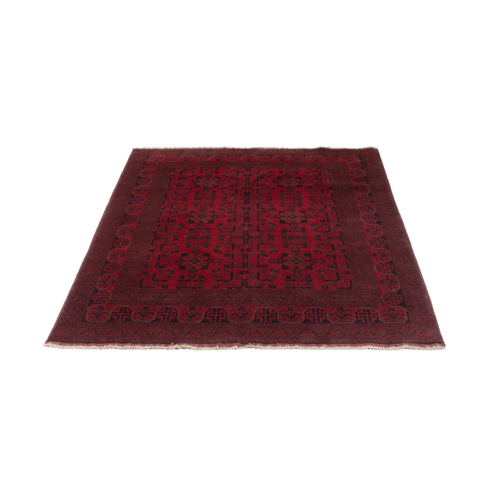 Afghan Teppich - Kunduz - 206 x 151 cm - rot